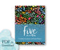 Five in a Row Planner - Digital