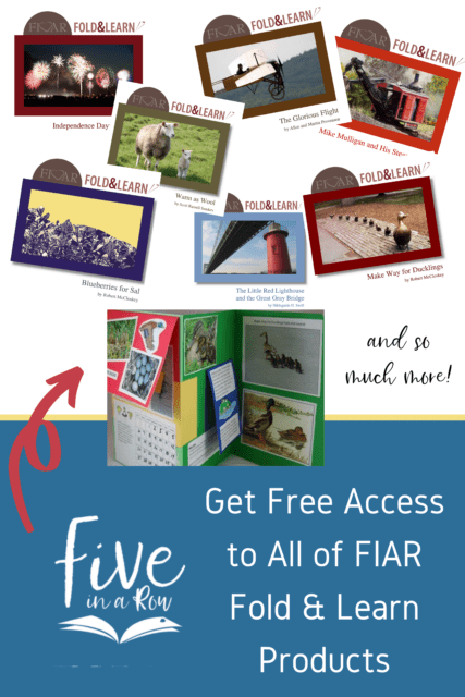 Get access to ALL of our Fold & Learn Products from Five in a Row!