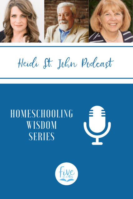 Do you love podcasts?  Do you love homeschool podcasts?  Well, you are in for a treat.  Visit fiveinarow.com to get more information